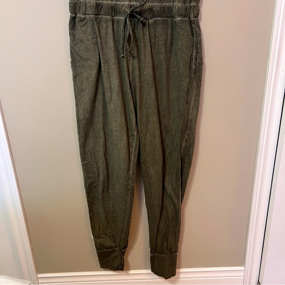 Triple Five Soul, vintage green, drawstring, jumpsuit - Picture 2 of 6